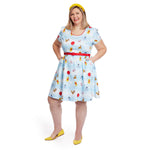 Stitch Shoppe Winnie the Pooh Laci Dress Full Length Front Model View