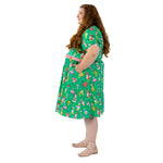 Disney Stitch Shoppe Holiday "Laci" Dress Full Side Model View