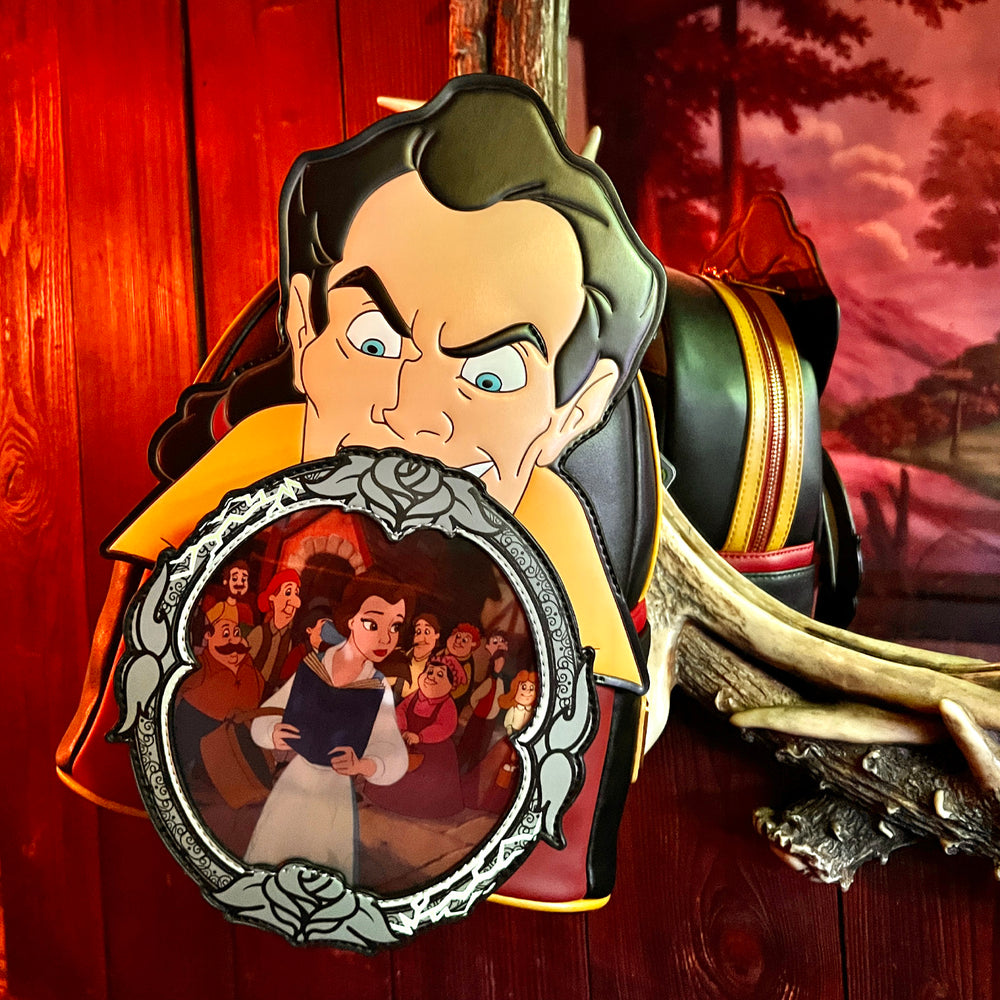 Beauty and the Beast Gaston Villains Scene Mini Backpack Lifestyle View-zoom