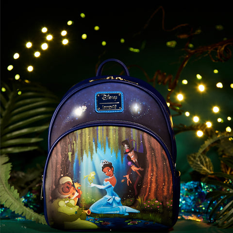 Exclusive - Princess Tiana and the Frog Bayou Scene Light Up Mini Backpack Lifestyle View