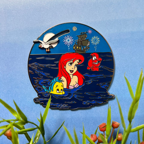 The Little Mermaid Ariel Fireworks Moving Pin Lifestyle View