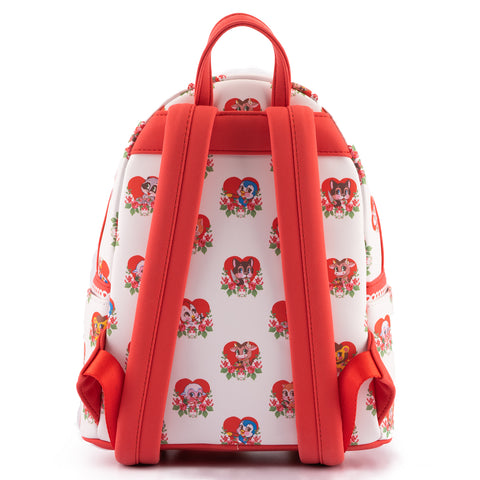 Funko by Loungefly Villainous Valentines Mini Backpack Back View