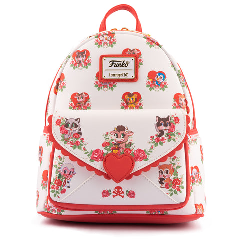 Funko by Loungefly Villainous Valentines Mini Backpack Front View