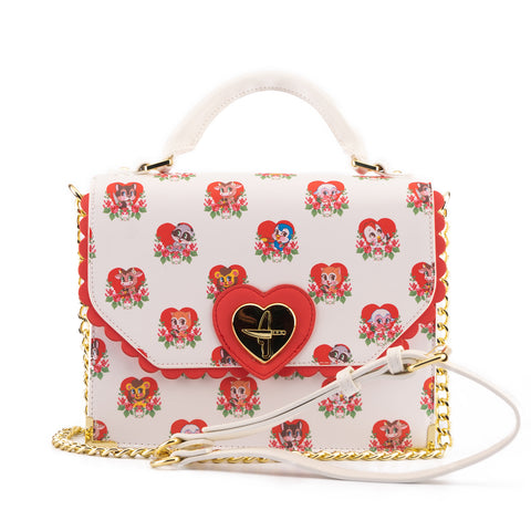 Funko by Loungefly Villainous Valentines Crossbody Bag Front View