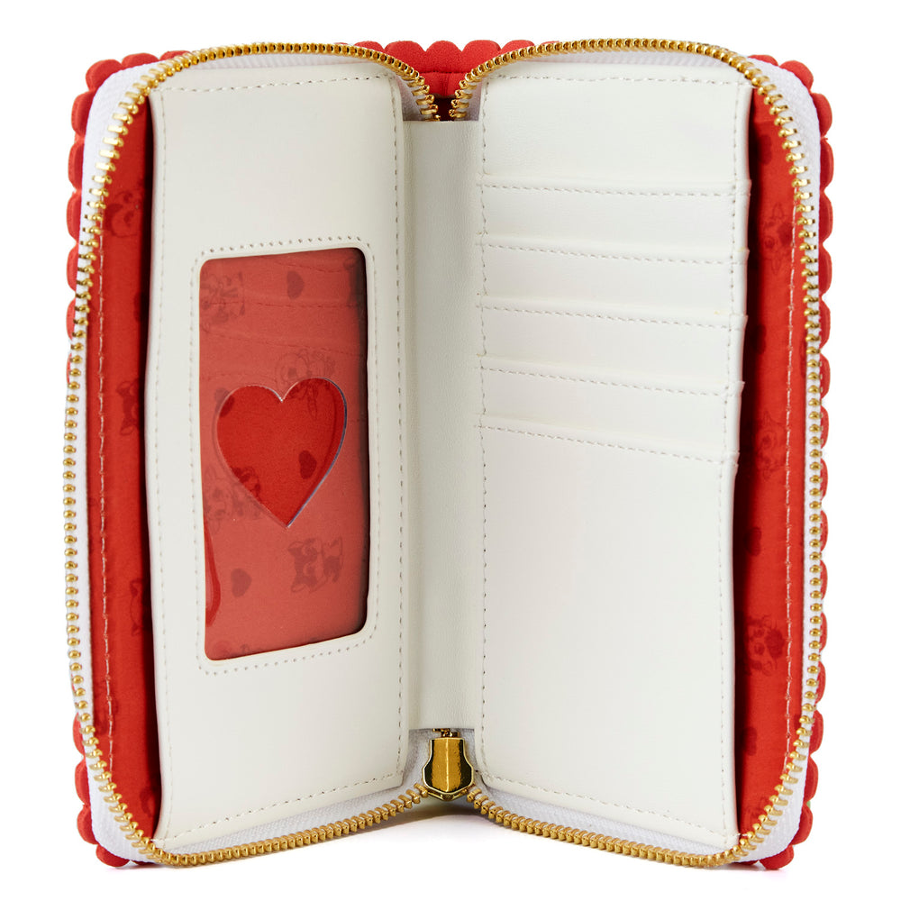 Funko by Loungefly Villainous Valentines Zip Around Wallet Inside View-zoom