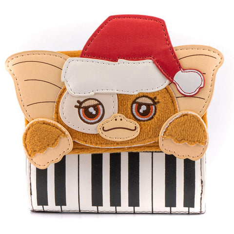 Gremlins Gizmo Holiday Keyboard Cosplay Flap Wallet Front View