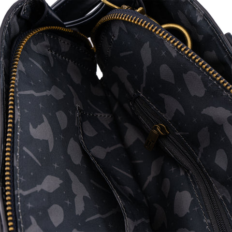 Harry Potter Diagon Alley Crossbody Bag Inside Lining View