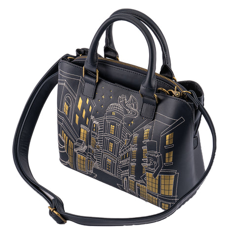 Harry Potter Diagon Alley Crossbody Bag Top Side View