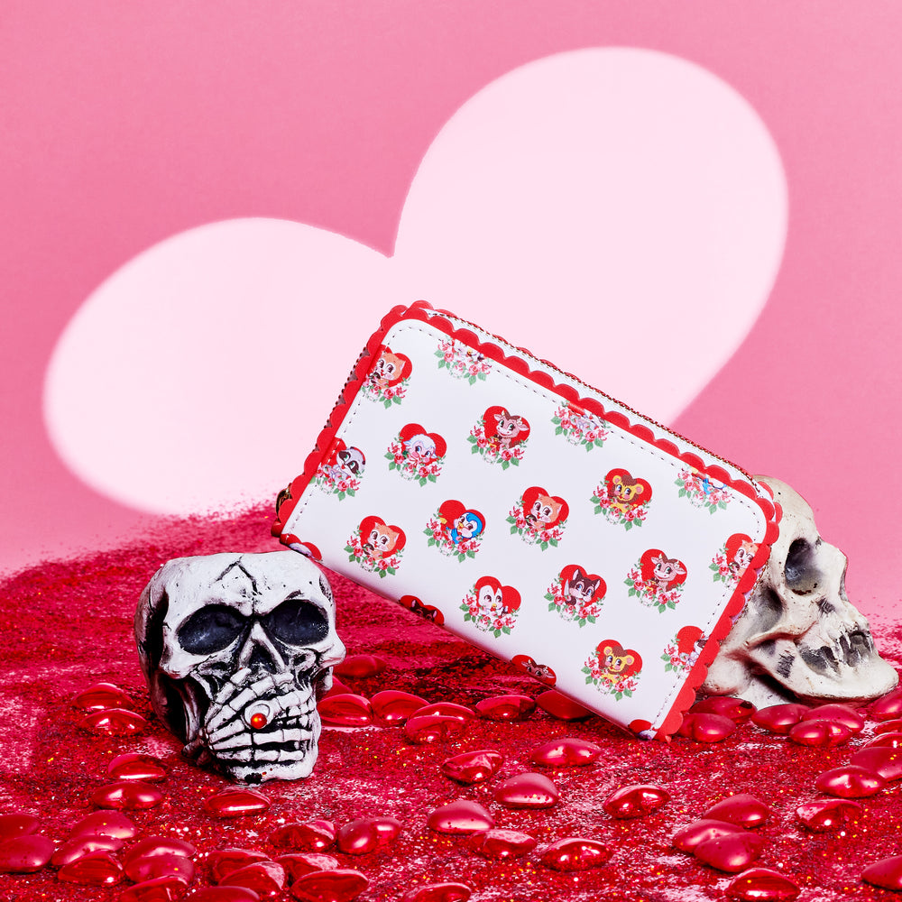 Funko by Loungefly Villainous Valentines Zip Around Wallet Lifestyle View-zoom