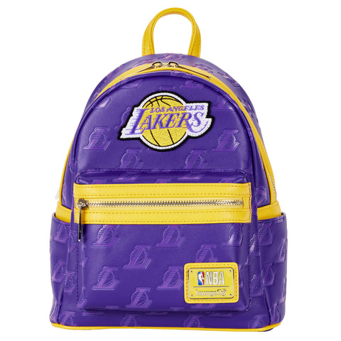 NBA Los Angeles Lakers Logo Mini Backpack Front View