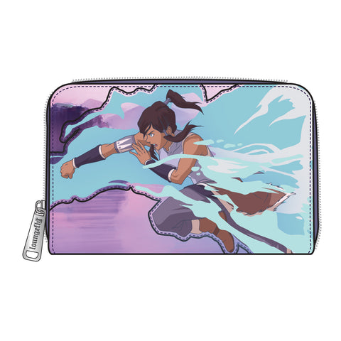 The Legend of Korra Zip Around Wallet Front View