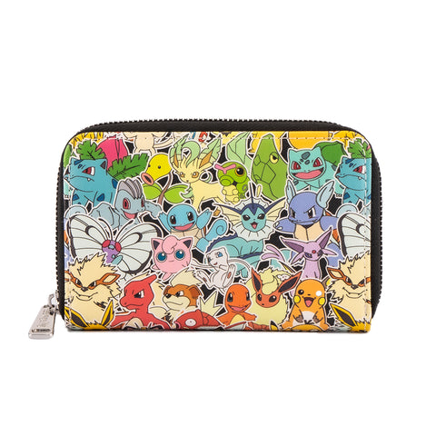 Pokémon Ombre Zip Around Wallet Front View