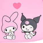 My Melody and Kuromi Double Pocket Mini Backpack Closeup Artwork View