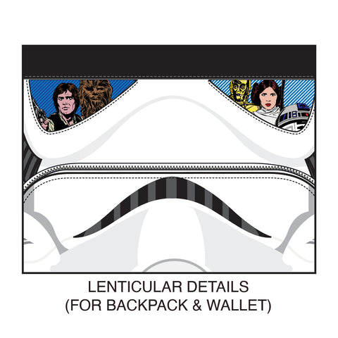 Stormtrooper Lenticular Cosplay Mini Backpack Front View