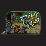 Exclusive - Ewoks and Droids Zip Around Wallet Front Glow View