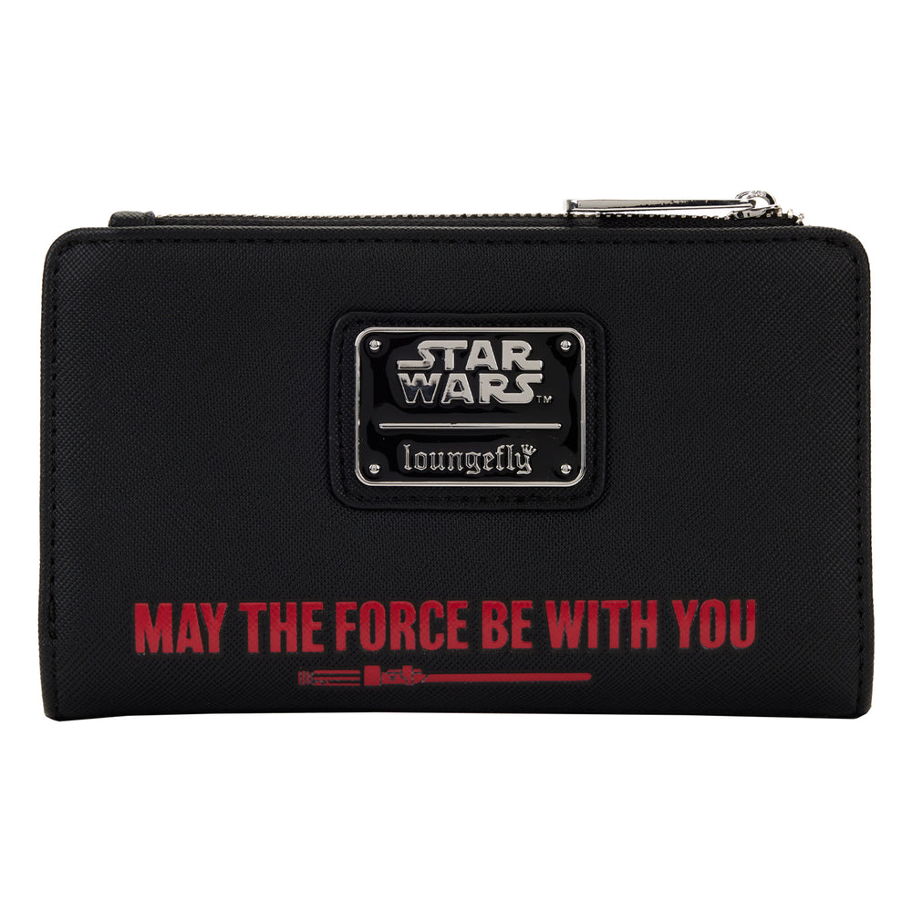 Star Wars Prequel Trilogy Flap Wallet Back View-zoom