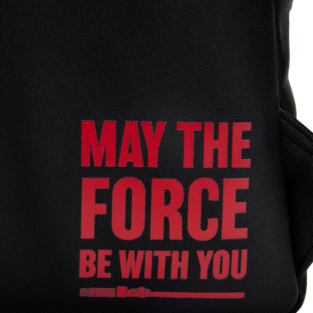 Star Wars Prequel Trilogy Triple Pocket Mini Backpack Closeup Artwork View-zoom