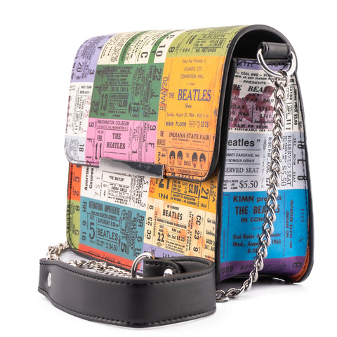 The Beatles Ticket Stubs Crossbody Bag Side View
