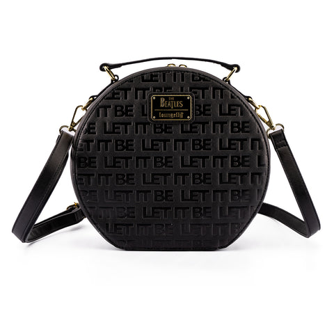 The Beatles Let It Be Vinyl Record Crossbody Bag Back View