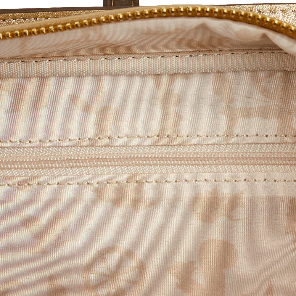 Sleeping Beauty Pin Trader Backpack Inside Lining View-zoom