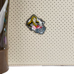 Sleeping Beauty Pin Trader Backpack Closeup Pin Page View