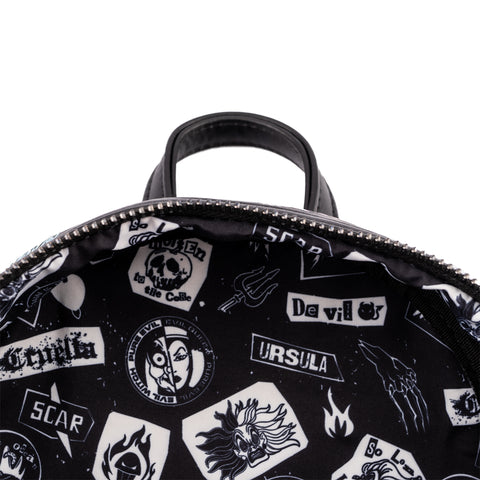Villains Club Mini Backpack Inside Lining View