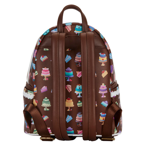 Princess Cakes Mini Backpack Back View