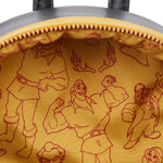 Beauty and the Beast Gaston Villains Scene Mini Backpack Inside Lining View