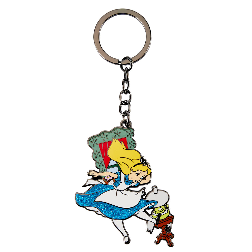 Alice in Wonderland Keychain Front View-zoom