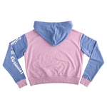 Loungefly Disney Alice in Wonderland Rabbit Hole Crop Hoodie Back Flat View