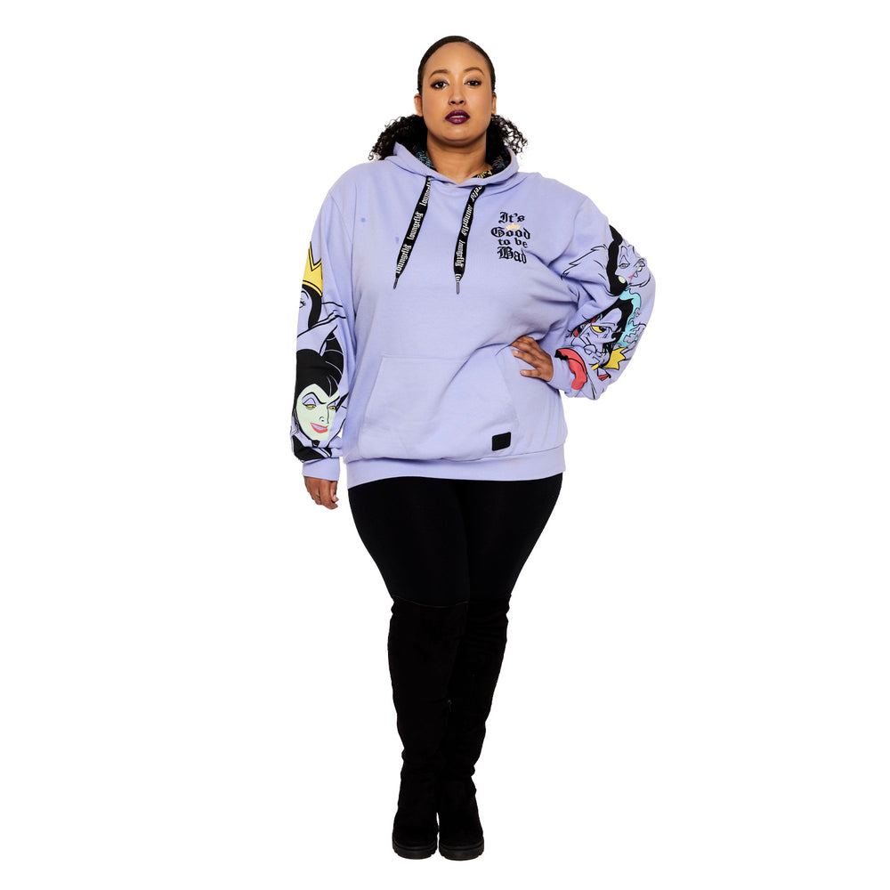 Villains Club Good to be Bad Hoodie Full Length Front Model View-zoom