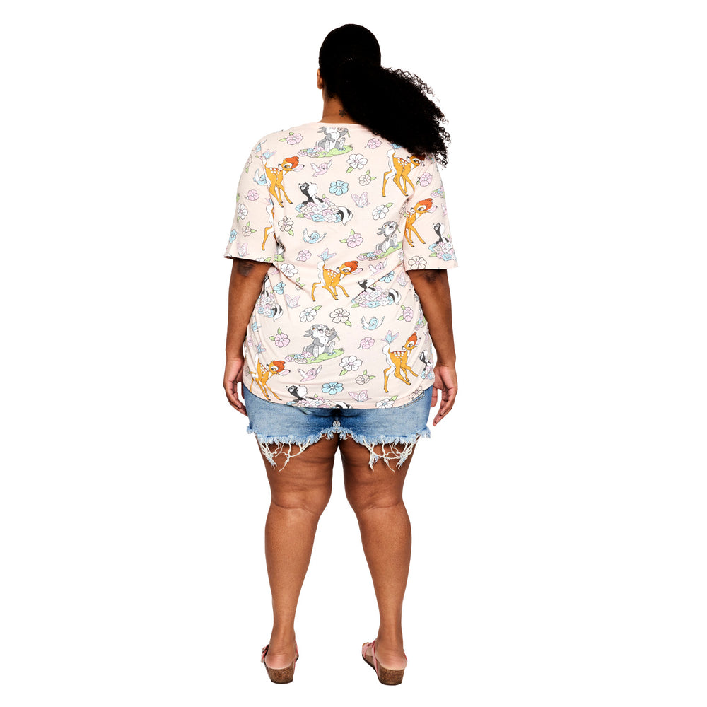 Bambi Spring Time Tee Full Length Back Model View-zoom