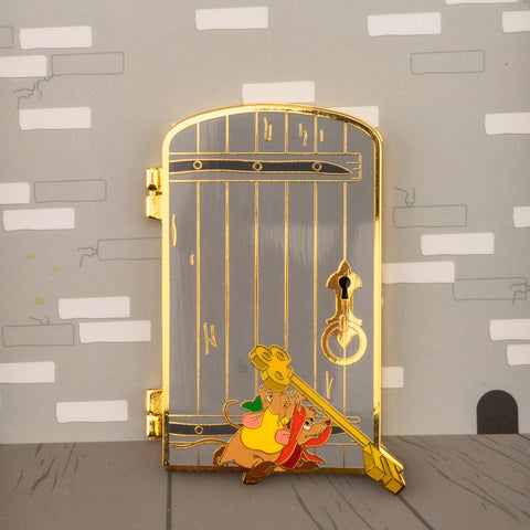 Cinderella Door Evil Stepmother Hinged Pin Front View
