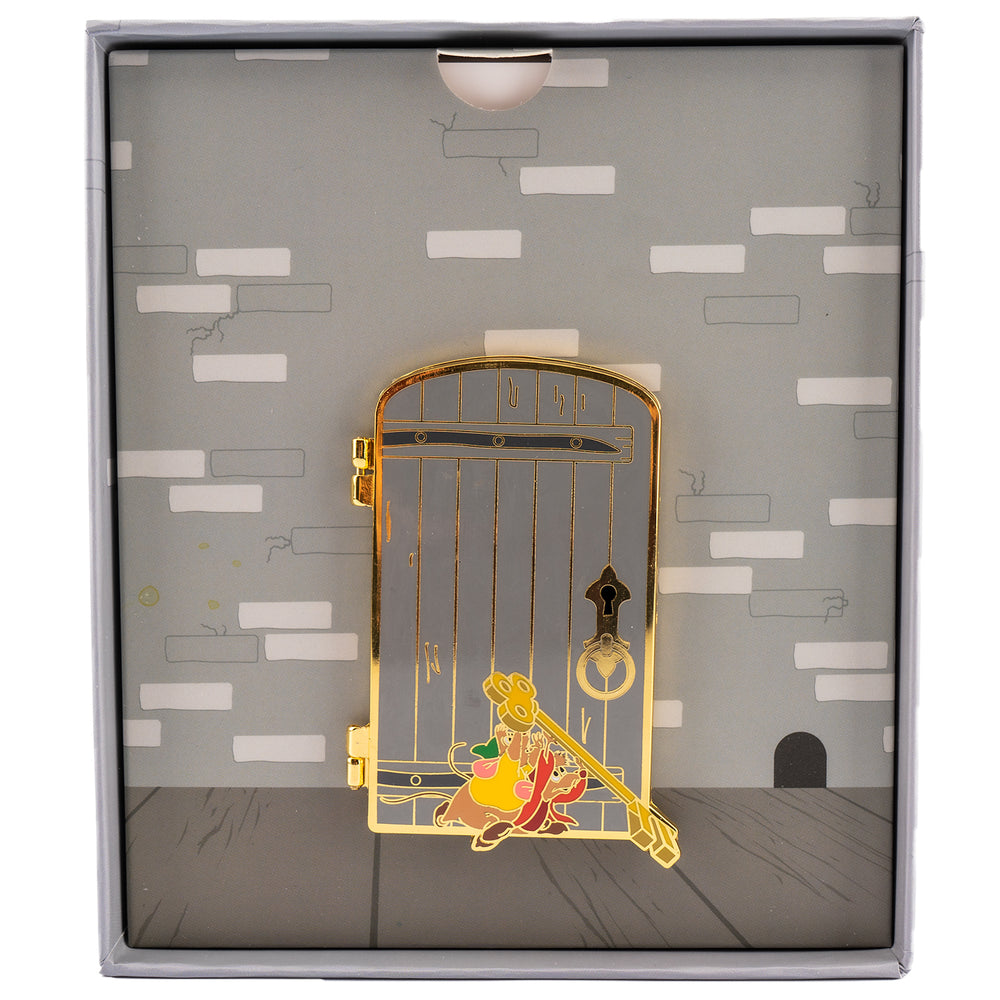 Cinderella Door Evil Stepmother Hinged Pin Front View without Cover in Box-zoom