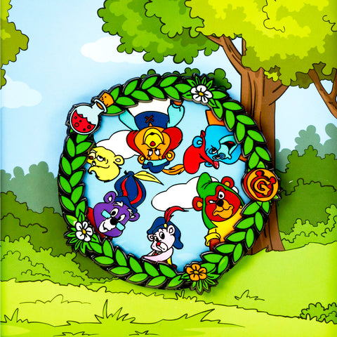 Adventures of the Gummi Bears Spinning Pin Closeup View