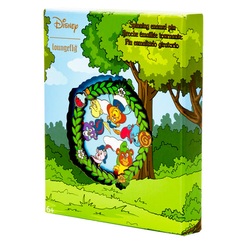 Adventures of the Gummi Bears Spinning Pin Side View in Box