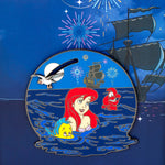 The Little Mermaid Ariel Fireworks Moving Pin Front Closeup View