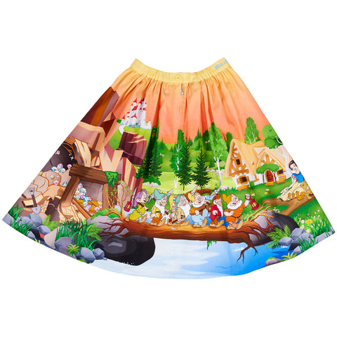 Stitch Shoppe Snow White Sandy Skirt Back Flat View