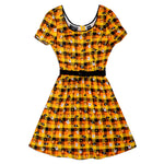 Disney Stitch Shoppe Spooky Minnie Mouse "Laci" Dress Front Flat View