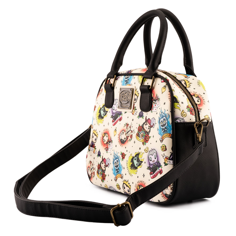 Funko Pop! by Loungefly Disney Villains Tattoo Crossbody Bag Side View-zoom