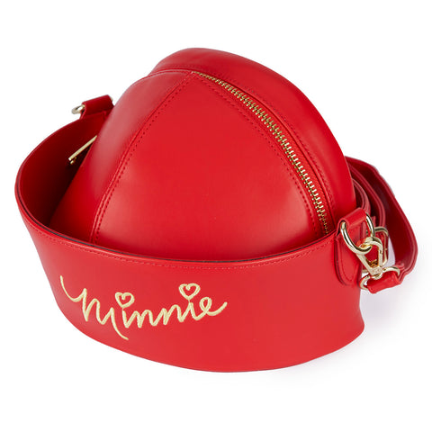 Exclusive - Minnie Mouse Daisy Hat Crossbody Bag Top Side View