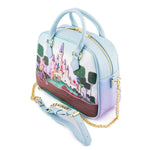 Sleeping Beauty Castle Crossbody Bag Top Side View