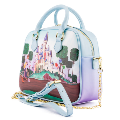 Sleeping Beauty Castle Crossbody Bag Side View