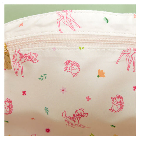 Bambi Spring Time Crossbody Bag Inside Lining View