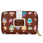Disney Princess Cakes Zip Around Wallet Back View