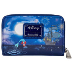 The Little Mermaid Ariel Fireworks Glow in the Dark Zip Around Wallet Back View